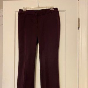Maroon slacks